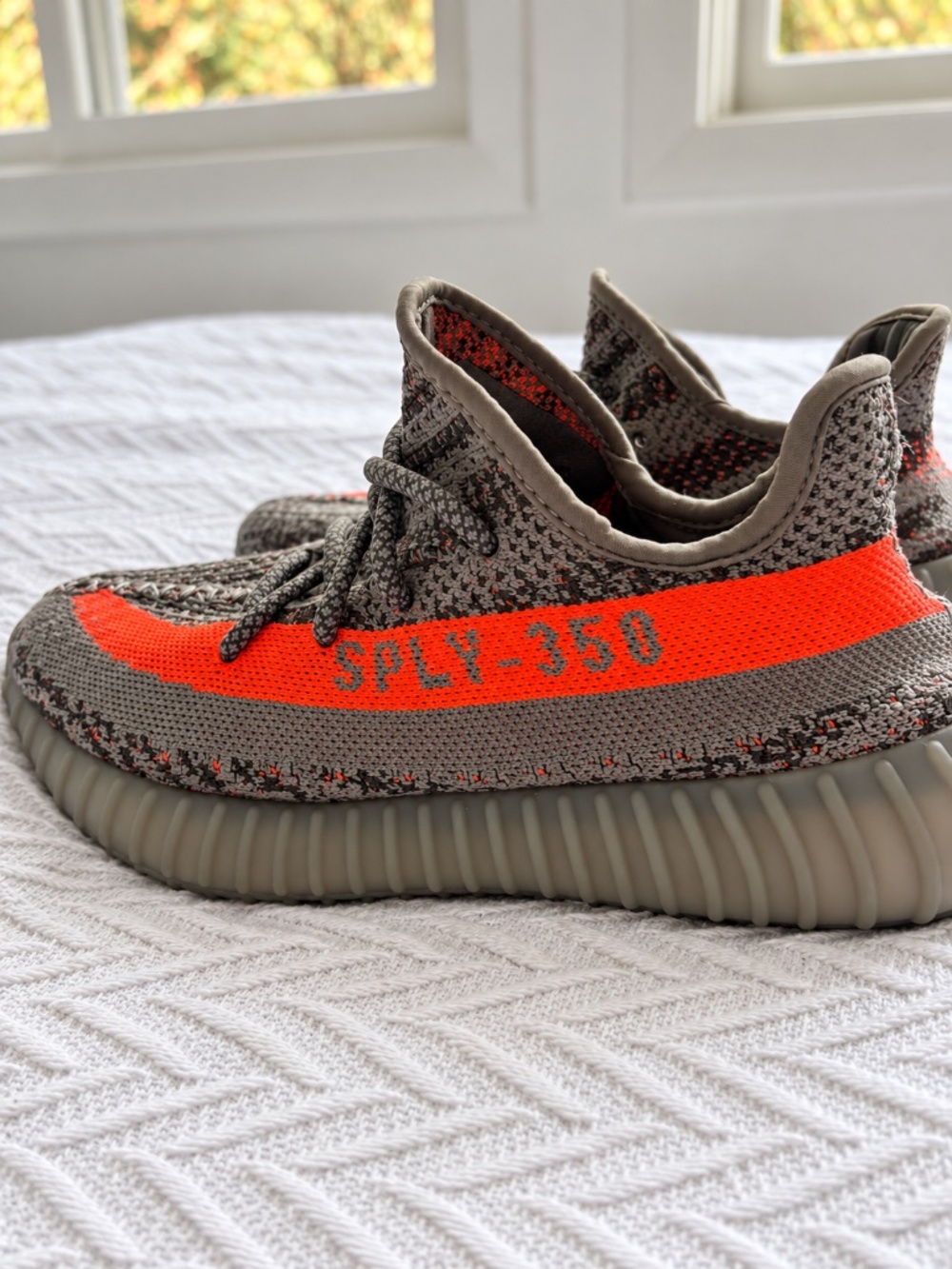adidas Yeezy Boost 350 V2 Beluga Grey Orange SPLY-350 Sneakers